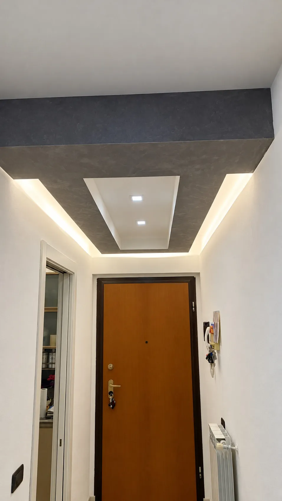 Illuminazione integrata nel controsoffitto